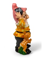 Садовая фигура из полистоуна «Гном с олененком», 50×19×26 см, МИКС - Фото 8