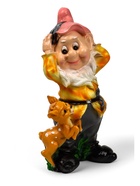 Садовая фигура из полистоуна «Гном с олененком», 50×19×26 см, МИКС - Фото 9