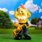 Садовая фигура из полистоуна «Гном с олененком», 50×19×26 см, МИКС - Фото 16