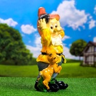 Садовая фигура из полистоуна «Гном с олененком», 50×19×26 см, МИКС - Фото 17