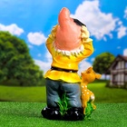 Садовая фигура из полистоуна «Гном с олененком», 50×19×26 см, МИКС - Фото 20