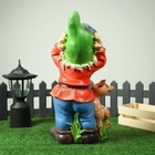 Садовая фигура из полистоуна «Гном с олененком», 50×19×26 см, МИКС - Фото 12