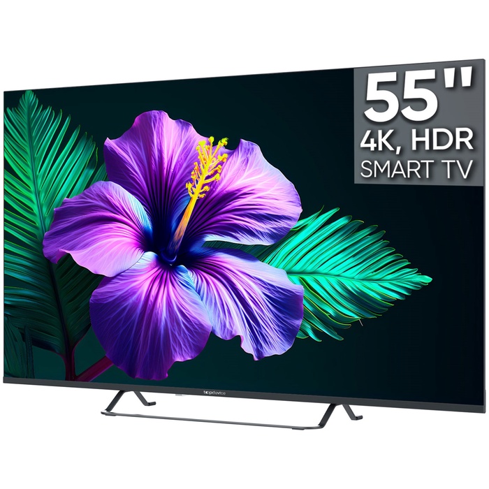 LED телевизор Topdevice TV 55″ ULTRA CS05, UHD, Smart TV WildRed (TDTV55CS05U_BK), черный - фото 51676567