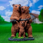 Садовая фигура из полистоуна «Мишки-семейка», 45×25×32 см - Фото 13