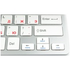 Комплект кл-ра+мышь беспров. Gembird KBS-7001, 2.4ГГц, сер/бел, ножн. кл, 78к,мышь 3кн, 100   108138 - фото 51677061