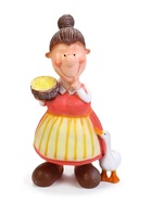 Садовая фигура из полистоуна «Бабушка с пшеницей», 60×24×30 см - Фото 6