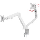 Кронштейн UNITEKI FMGT82W для двух мониторов к столу, газ лифт, диагональ 17-27 дюймов - фото 51677344 Кронштейн UNITEKI FMGT82W для двух мониторов к столу, газ лифт, диагональ 17-27 дюймов - фото 51677344