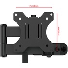 Крепление-кронштейн UNITEKI FMP1075 на трубу для монитора или ТВ наклонно поворотный, быстр   108138 - фото 51677359