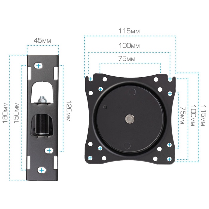 Кронштейн для LED/LCD телевизоров VLK TRENTO-104 - фото 51691494