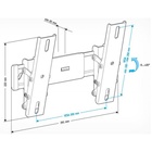 Кронштейн Holder для телевизора LCD-T2611 черный 22-47 макс.30кг настенный наклон - фото 51677612 Кронштейн Holder для телевизора LCD-T2611 черный 22-47 макс.30кг настенный наклон - фото 51677612