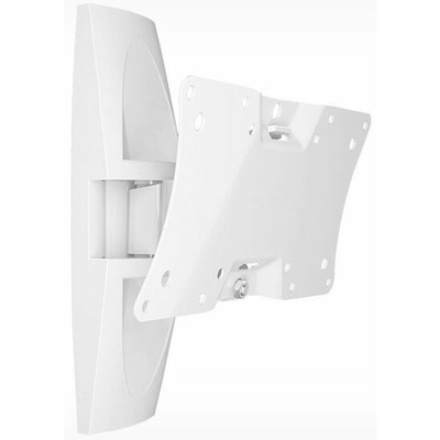 Кронштейн для телевизора Holder LCDS-5062, 19–32", до 30 кг, настенный, поворотно-наклонный, белый