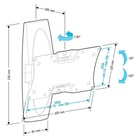 Кронштейн Holder для телевизора LCDS-5062 белый 19-32 макс.30кг настенный поворот и наклон 1081393 - фото 51677629 Кронштейн Holder для телевизора LCDS-5062 белый 19-32 макс.30кг настенный поворот и наклон 1081393 - фото 51677629