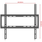 Кронштейн UNITEKI FN1511 для телевизора или монитора на стену фиксированный, диагональ 32-5   108139 - фото 51677673