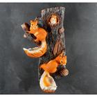Декоративная кормушка-поилка "Белки на дереве" Хорошие сувениры из полистоуна, 60см, большая - фото 9803605