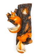 Садовая фигура из полистоуна «Навесные Белки поилки на дереве», подвесная, 60×33×17 см - Фото 1