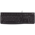 Клавиатура проводная LOGITECH USB K120 ANSI EN/RU 920-002583 BLACK - фото 51680030