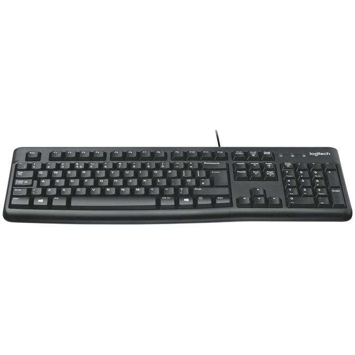 Клавиатура проводная LOGITECH USB K120 ANSI EN/RU 920-002583 BLACK - фото 51680031