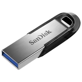 Флэш-накопитель USB Flash SanDisk Ultra Flair [3.0, 64 Gb, металл, серебро-черный]