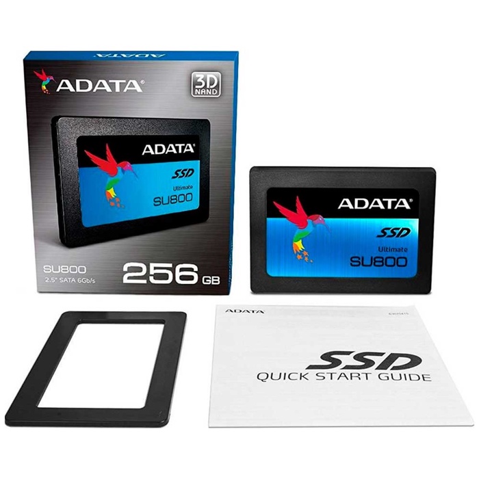 Накопитель SSD ADATA 2.5" Ultimate SU800 256 Гб SATA III ASU800SS-256GT-C - фото 51680171