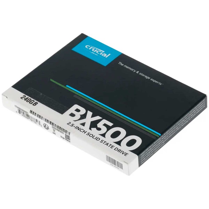 Накопитель SSD Crucial SATA III 240Gb CT240BX500SSD1 BX500 2.5" - фото 51680178