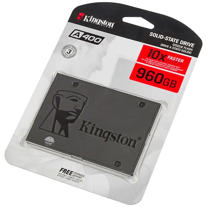 Накопитель SSD Kingston 2.5" A400 960 Гб SATA III SA400S37/960G - фото 51680183