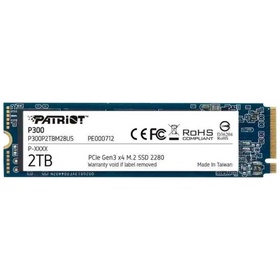 Накопитель SSD Patriot M.2 P300 2048 Гб PCIe P300P2TBM28