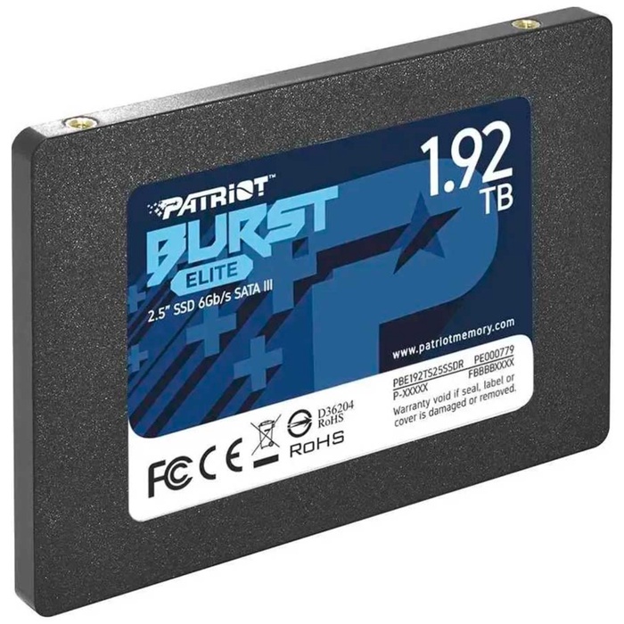 Накопитель SSD Patriot 2.5" Burst Elite 1920 Гб SATA III PBE192TS25SSDR - фото 51680190