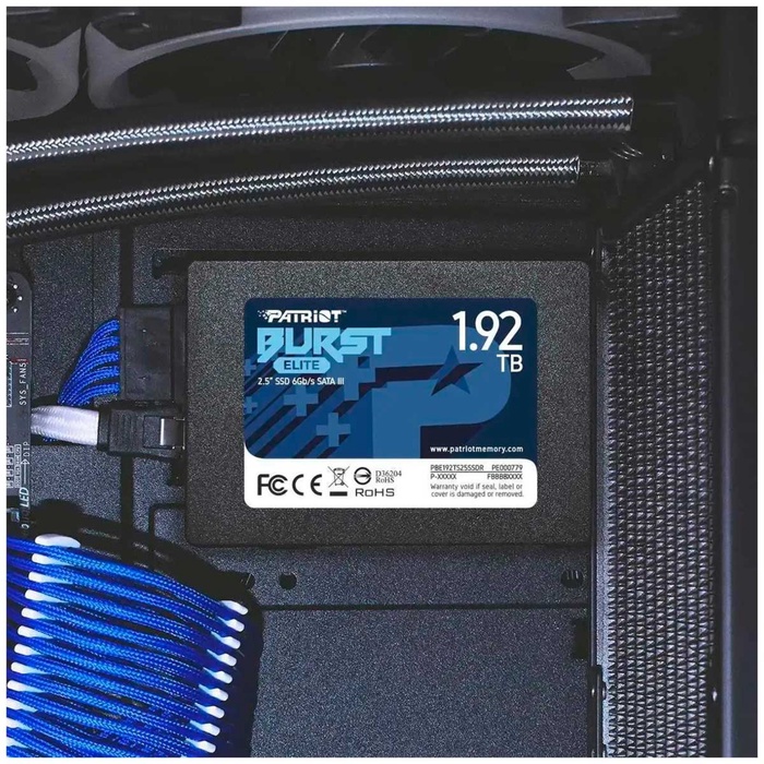 Накопитель SSD Patriot 2.5" Burst Elite 1920 Гб SATA III PBE192TS25SSDR - фото 51683298