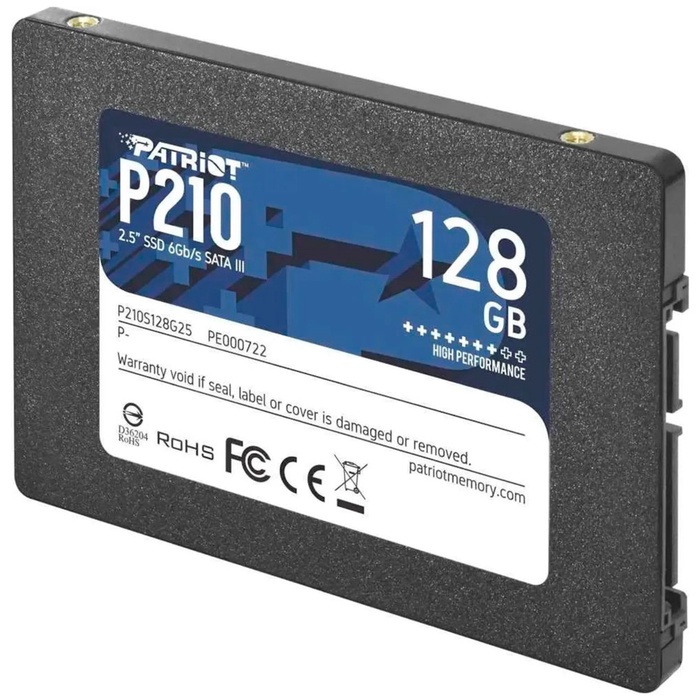 Накопитель SSD Patriot 2.5" P210 128 Гб SATA III P210S128G25 - фото 51680194