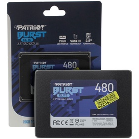 Накопитель SSD Patriot 2.5" Burst Elite 480 Гб SATA III PBE480GS25SSDR