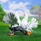 Садовая фигура из полистоуна «Голуби на коряге», 37×18×37 см - Фото 11