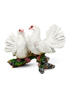 Садовая фигура из полистоуна «Голуби на коряге», 37×18×37 см - Фото 5