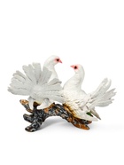 Садовая фигура из полистоуна «Голуби на коряге», 37×18×37 см - Фото 7