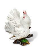 Садовая фигура из полистоуна «Голуби на коряге», 37×18×37 см - Фото 9