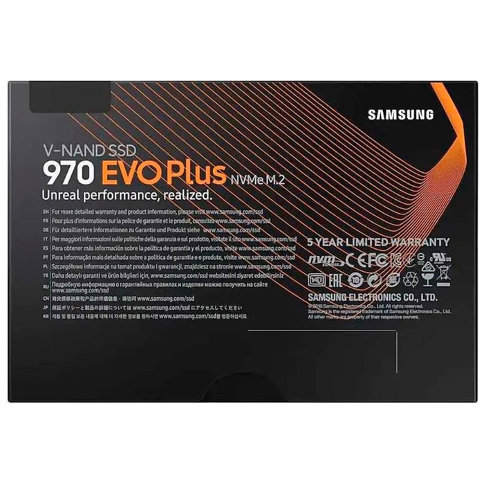 Накопитель SSD Samsung M.2 970 EVO Plus 1000 Гб PCIe 3bit MLC (TLC) MZ-V7S1T0BW - фото 51680216