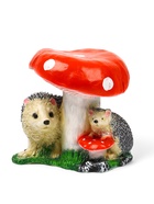 Садовая фигура из полистоуна «Гриб с двумя ежами», 30×26×30 см - Фото 9