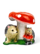 Садовая фигура из полистоуна «Гриб с двумя ежами», 30×26×30 см - Фото 10