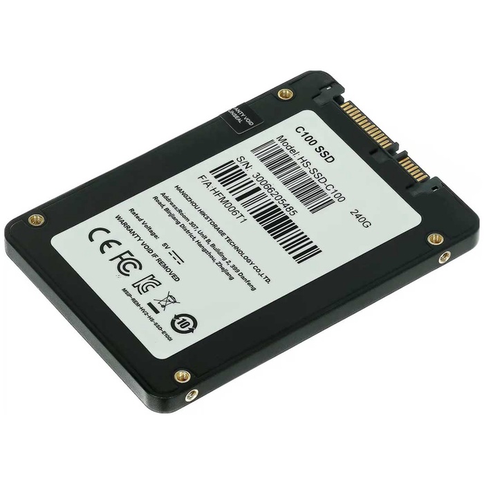 Накопитель SSD 2.5" HIKVision С100 240 Гб SATA III HS-SSD-C100/240G - фото 51680280