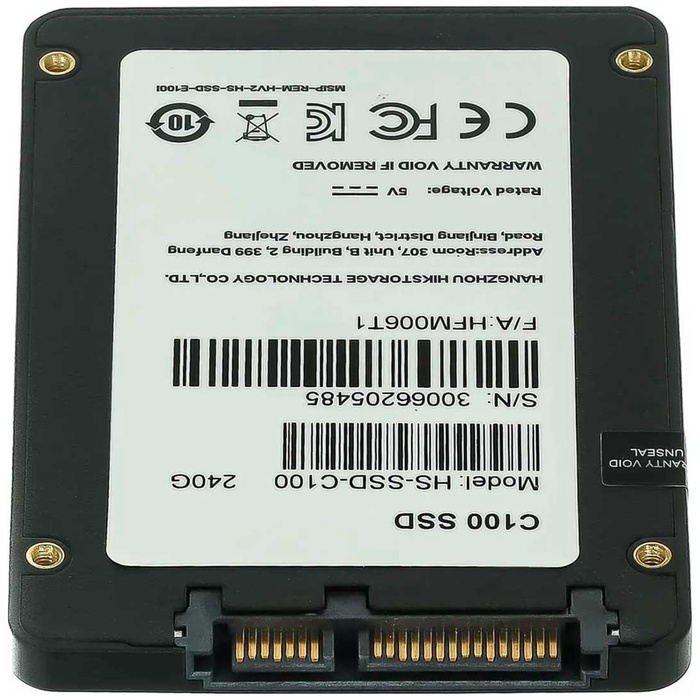 Накопитель SSD 2.5" HIKVision С100 240 Гб SATA III HS-SSD-C100/240G - фото 51683302