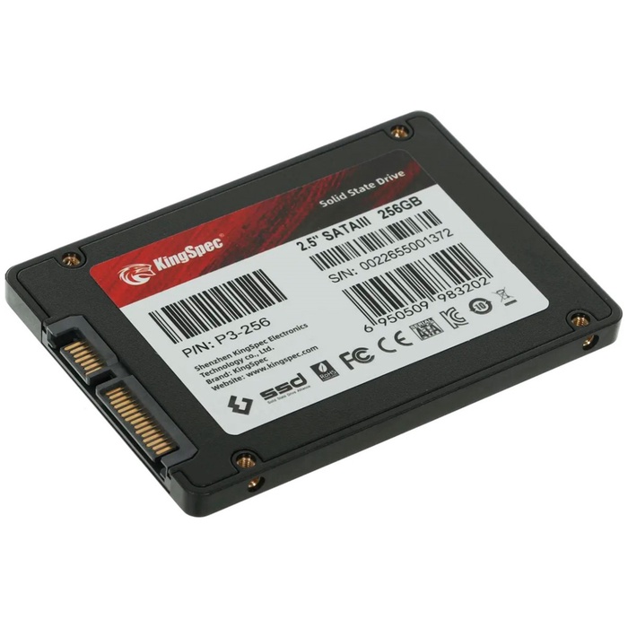 Накопитель SSD 2.5" KingSpec P3 256 Гб SATA III P3-256 - фото 51680286 Накопитель SSD 2.5" KingSpec P3 256 Гб SATA III P3-256 - фото 51680286