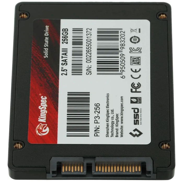 Накопитель SSD 2.5" KingSpec P3 256 Гб SATA III P3-256 - фото 51680288 Накопитель SSD 2.5" KingSpec P3 256 Гб SATA III P3-256 - фото 51680288