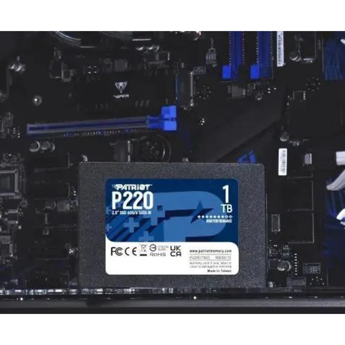 Накопитель SSD PATRIOT 2.5" P220 1024 Гб SATA III P220S1TB25 - фото 51680329