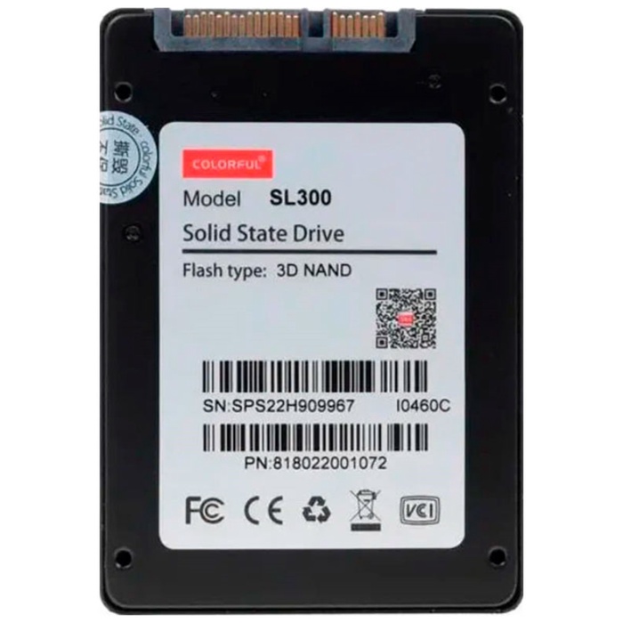 Накопитель SSD Colorful 2.5" SL300 128GB SATA III - фото 51680332