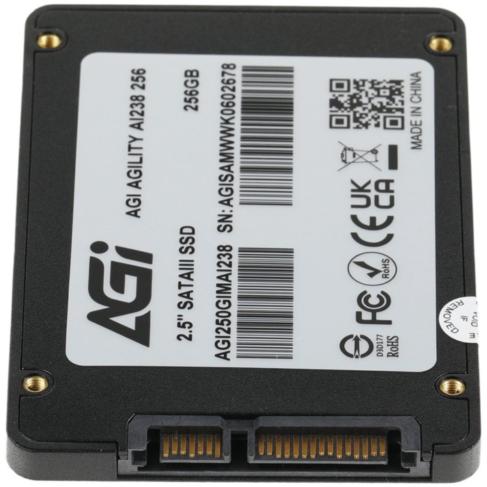 Накопитель SSD AGi 2.5" 250 Гб SATA III AGI250GIMAI238 - фото 51680394