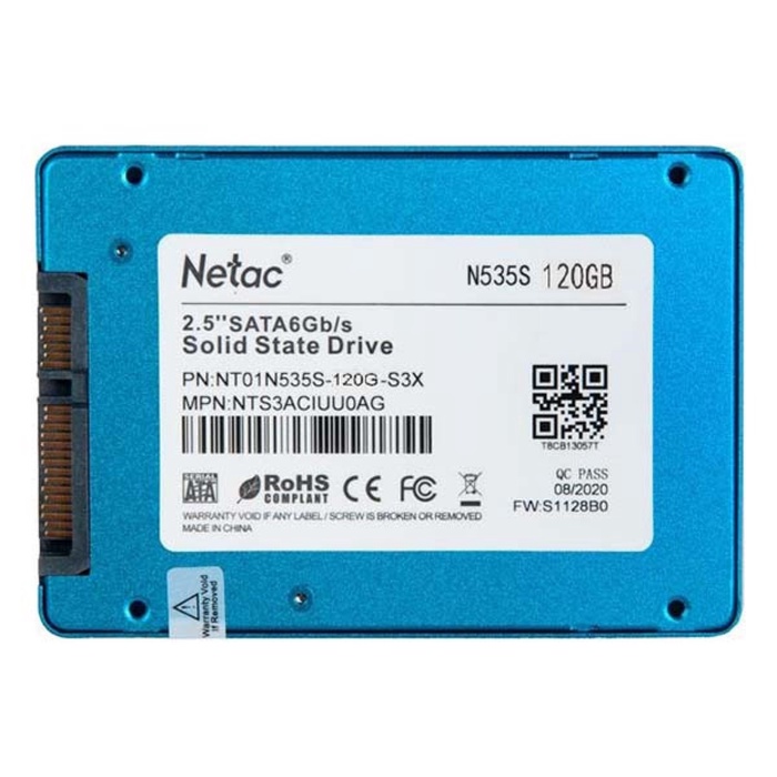 Накопитель SSD NETAC 2.5" N535S 120 Гб SATA III NT01N535S-120G-S3X - фото 51680422