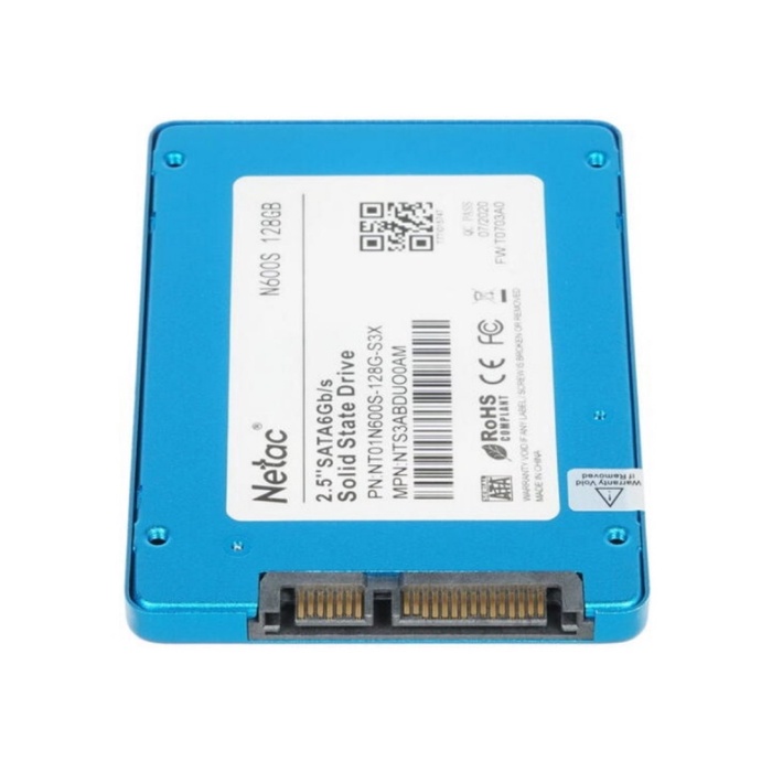 Накопитель SSD NETAC 2.5" N600S 128 Гб SATA III NT01N600S-128G-S3X - фото 51680435