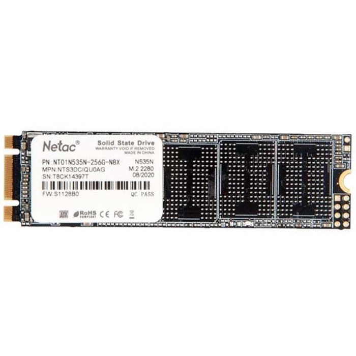 Накопитель SSD NETAC M.2 N535N 256 Гб SATA III NT01N535N-256G-N8X - фото 51680439