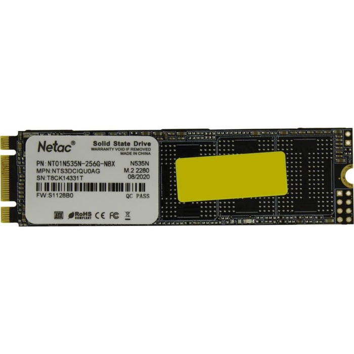 Накопитель SSD NETAC M.2 N535N 256 Гб SATA III NT01N535N-256G-N8X - фото 51680442