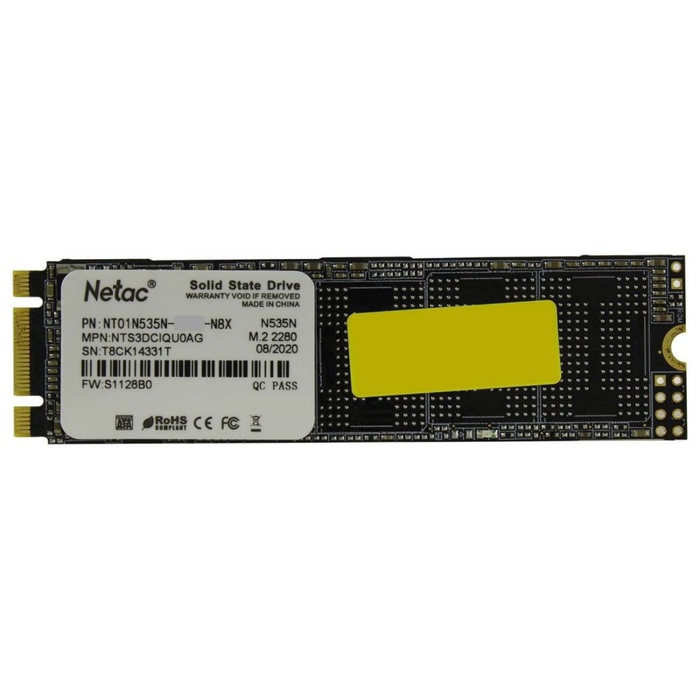 Накопитель SSD NETAC M.2 N535N 512 Гб SATA III NT01N535N-512G-N8X - фото 51680446