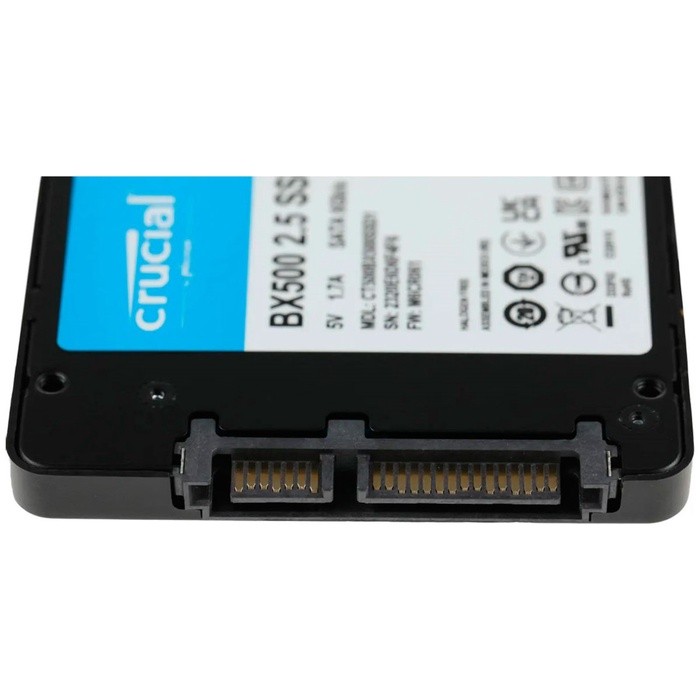 Накопитель SSD Crucial 2.5" BX500 500 Гб SATA III CT500BX500SSD1 - фото 51680487